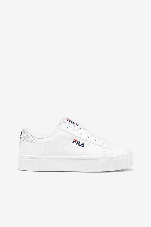 Fila Panache Multi Women's Sneakers - White/White/Red,NZ 876-10587